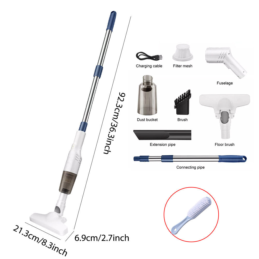 4 IN 1 Handheld Vac Cordless Vacuum Cleaner Upright Lightweight & Box White UK