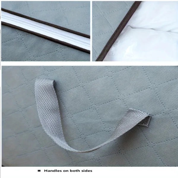 2-Pack Large Storage Bags With Clear Window Reinforced Handles