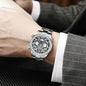 Multi-functional Sun Moon Star Calendar Waterproof Automatic Mechanical Watch Men