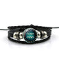 Women's Zodiac Multilayer Braided Leather Bracelet