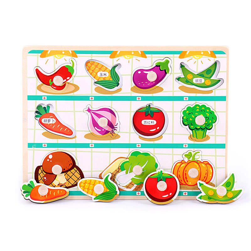 Wooden Three-Dimensional Puzzle Children's Educational Toys