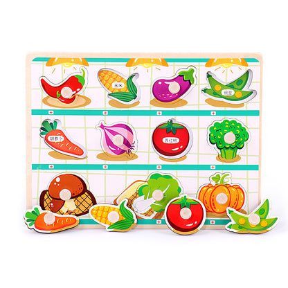 Wooden Three-Dimensional Puzzle Children's Educational Toys