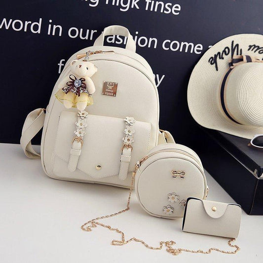 New Three-Piece Leisure And Versatile Backpack