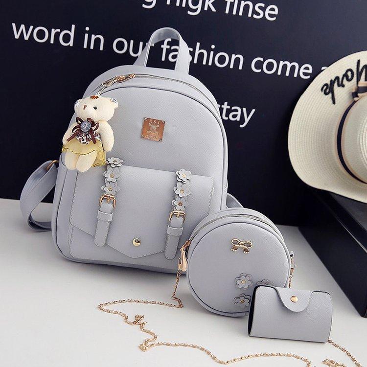 New Three-Piece Leisure And Versatile Backpack