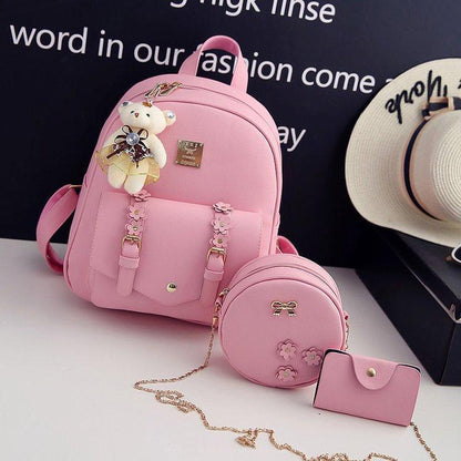 New Three-Piece Leisure And Versatile Backpack