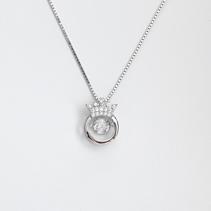 Crown Smart Necklace Korean Girls All-match