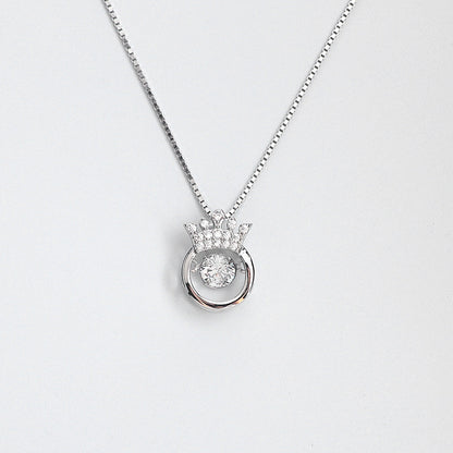 Crown Smart Necklace Korean Girls All-match