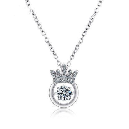 Crown Smart Necklace Korean Girls All-match