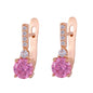 Big zircon ear buckle