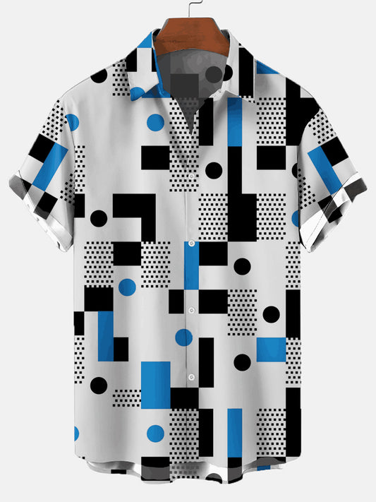 Men's Fashion Loose Short Sleeve Shirt