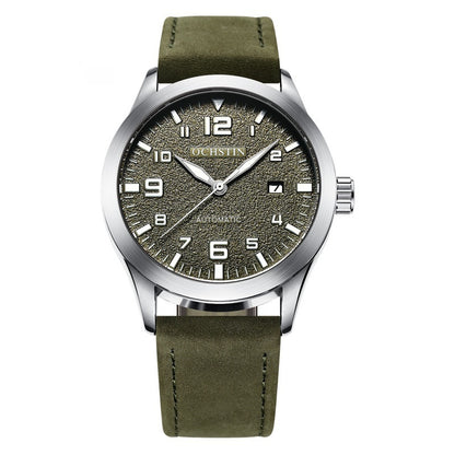 Casual Business Retro Leather Automatic Mechanical Watch