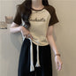 Women's Short-sleeved T-shirt Summer Slim Fit Slimming