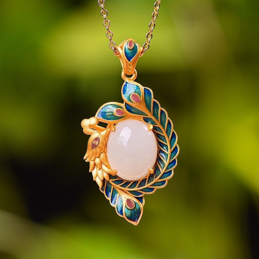 Fashion Natural Hetian Jade Necklace For Women