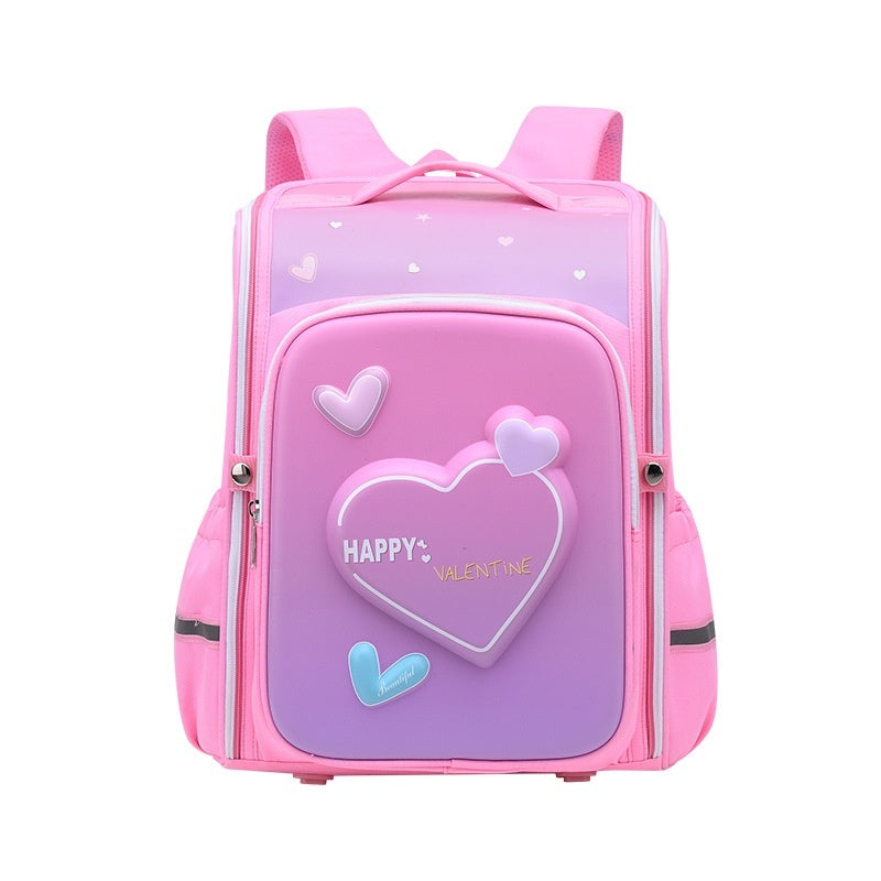 Large Capacity Wear-resistant Burden Alleviation Backpack For Boys And Girls