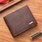 Men's Wallet Business Casual Short Leather