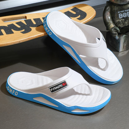 Men's Wear-resistant Casual Outdoor Wear Slippers For Summer Soft Back Thick Back Fashion Flip-flop