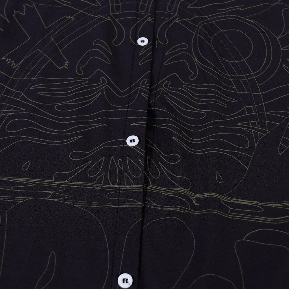 Men's Fashion Loose Short Sleeve Shirt