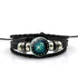Women's Zodiac Multilayer Braided Leather Bracelet