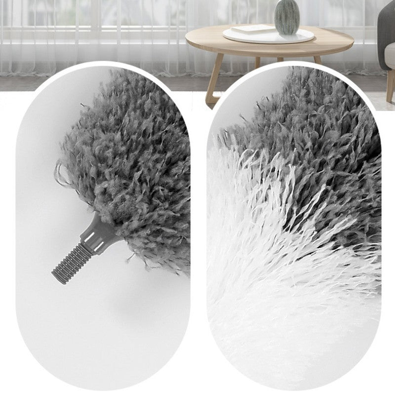 Retractable Dust Removal Brush For Household Cleaning