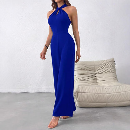 European And American Slim Fit Temperament Waist-controlled Jumpsuit