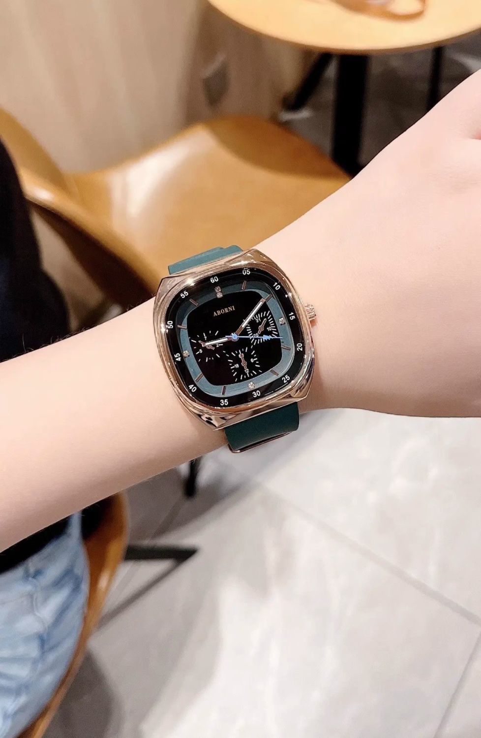 Women's Special Interest Light Luxury Waterproof Square Watch With Large Dial