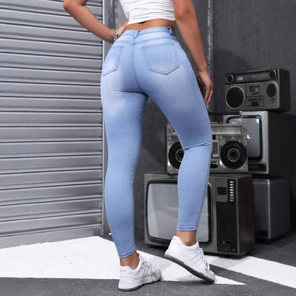Women's European And American Women's Clothing Tight Denim Skinny Pants