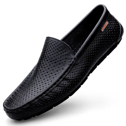 Men's Leather Shoes Casual Soft Leather