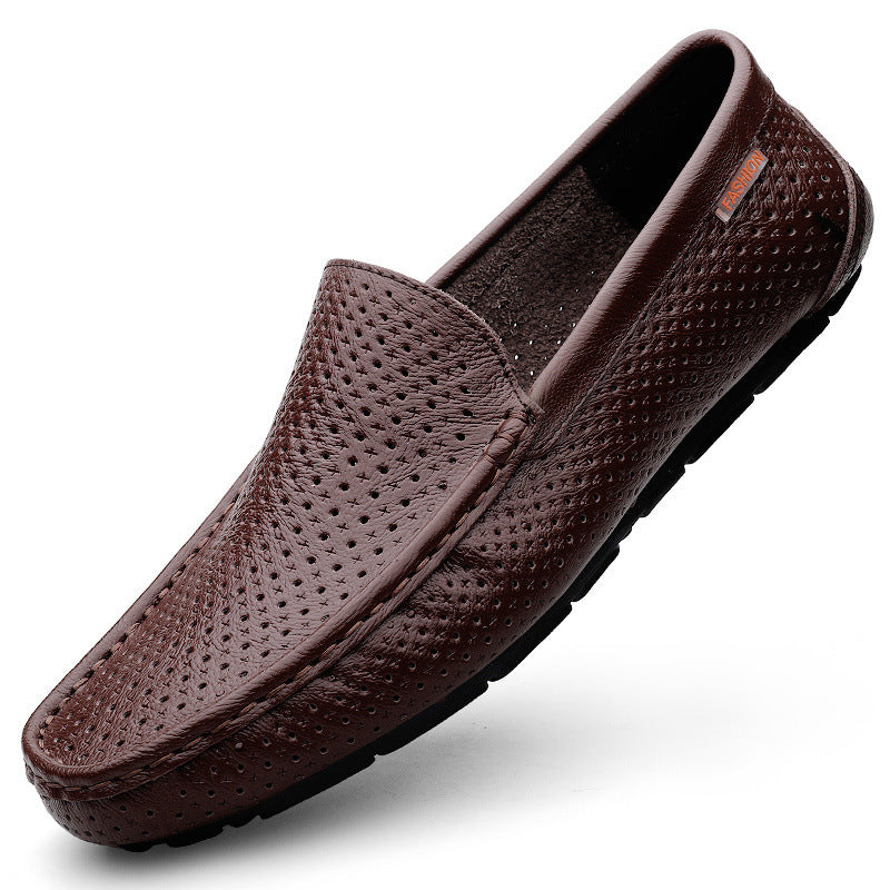 Men's Leather Shoes Casual Soft Leather