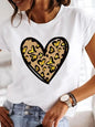 Simplicity Love Lettered Casual Cartoon Fashionable