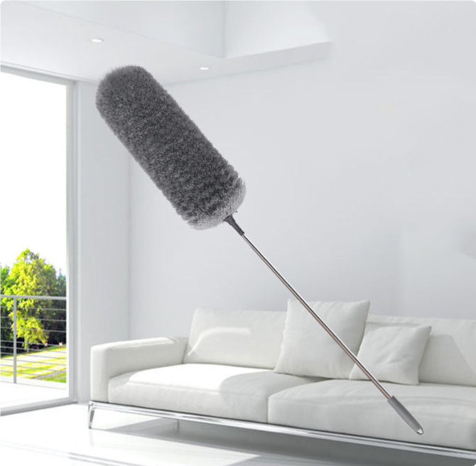 Retractable Dust Removal Brush For Household Cleaning