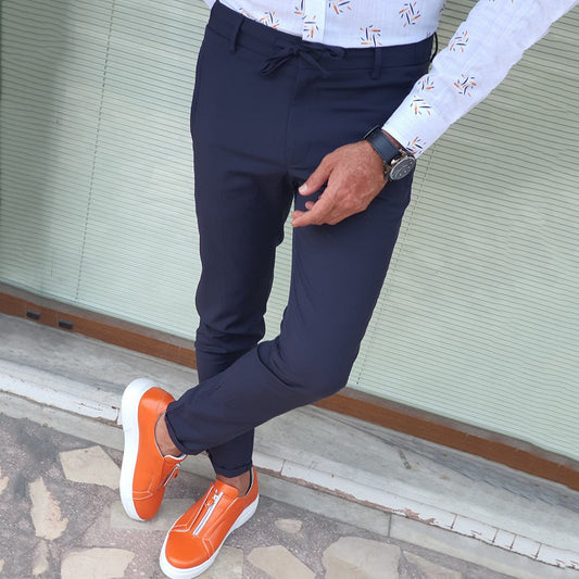 European And American Men's Casual Pants Straight Trousers