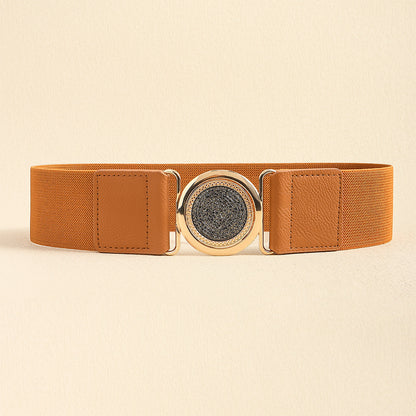 Women's Retro Easy Matching Elastic Elastic Belt