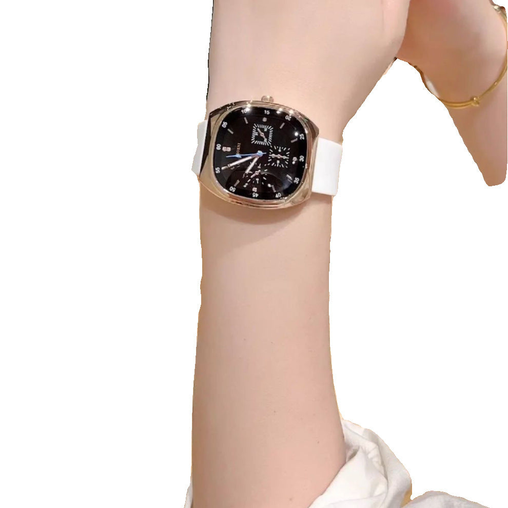 Women's Special Interest Light Luxury Waterproof Square Watch With Large Dial