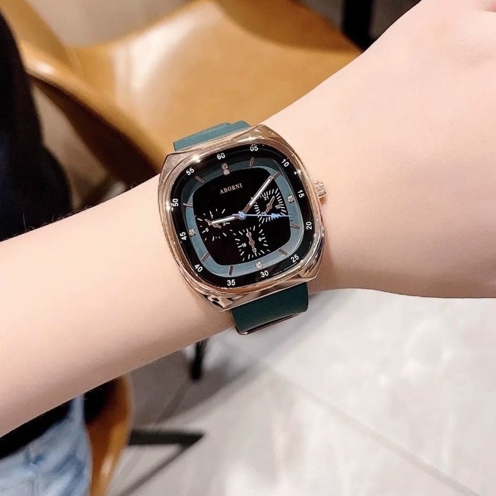 Women's Special Interest Light Luxury Waterproof Square Watch With Large Dial