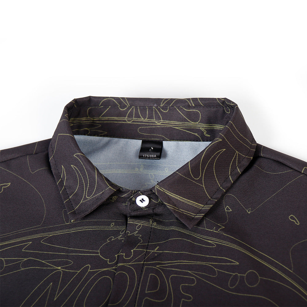 Men's Fashion Loose Short Sleeve Shirt