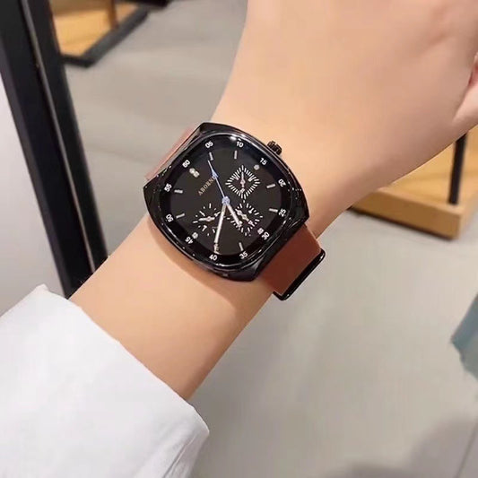 Women's Special Interest Light Luxury Waterproof Square Watch With Large Dial