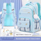 Primary School Student Schoolbag Girls' Plaid Backpack
