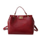 Large Capacity Simple Stylish Good Texture Commuter Messenger Bag